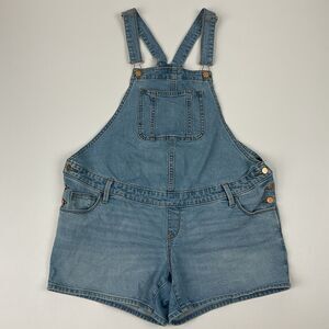 Isabel by Ingrid & Isabel Denim Shortall Women’s Size 6 Light Wash Overalls